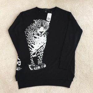 Forever 21 Leopard Sweater